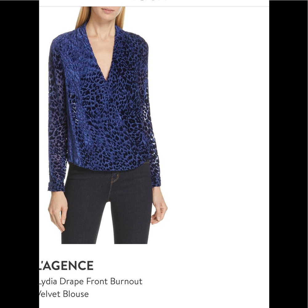 L’agence burnout blouse size L